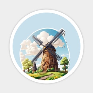 Cool Windmill Magnet